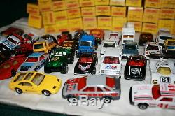 1984 Vintage Matchbox Store Display Case And 44 Cars/boxes