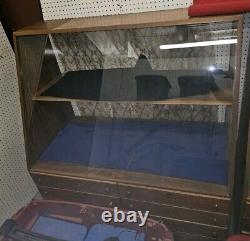 2 Casexx 40's & 50's 8 Drawer Hardware Store display cases