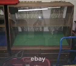 2 Casexx 40's & 50's 8 Drawer Hardware Store display cases