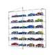 2 Pack Acrylic Display Case for Hot Wheels Diecast Cars Clear Toy Storage