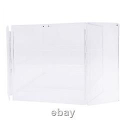 2 Tray Bakery Counter Display Case Acrylic Storage Cafe Hotel Counter Food