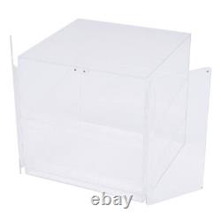 2 Tray Bakery Counter Display Case Acrylic Storage Cafe Hotel Counter Food