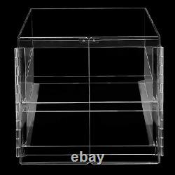 2 Tray Bakery Counter Display Case Magnetic Back Door Donut Pastry Cookie Store