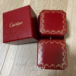 2-piece of Cartier Authentic Ring Empty Box RED Storage Display Case withOuter box