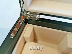 20 Watch Wall Mounted Cabinet Lockable Storage Display Box Wooden Case Chest