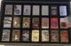 21 Vintage Zippo Lighters & Storage Collection Display Case Box Salesman Samples