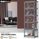 23 Display Cabinet Bookshelf Flip Up Acrylic Door Toys Storage Showcase 5 Tier