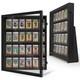 24 Graded Card Display Case, Baseball Card Display Stand, UV Protection, Storage