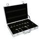 24 Grid Aluminum Suitcase Case Display Storage Box Watch Storage Box Case W V6H9