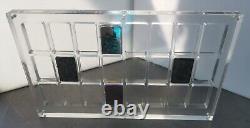 24 Grids Crystal Acrylic Magnetic Display Frame Storage Case For Zippo Lighters