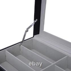 24 Slots Sunglasses Display Case, Eyeglass Sunglasses Glasses Storage Display