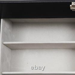 3-Layer Jewelry Storage Box 25 Slots Watch Sunglasses Organizer Display Case