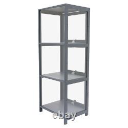 3-Tier Acrylic Display Case Figurines Toy Ornament Display Shelf 15.712.641.7