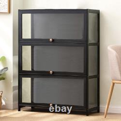3-Tier Model Display Case Collection Shelf Storage Cabinet Protection Model Case