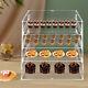 3 Tray Countertop Bakery Display Case Cookie Pastry /Donut Hotel Store Showcase