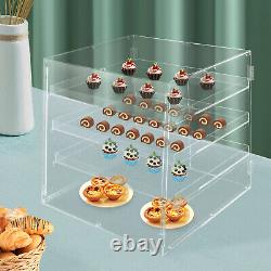 3 Tray Countertop Bakery Display Case Cookie Pastry /Donut Hotel Store Showcase