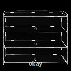 3 layers Acrylic Display Cabinet Case Bakery Pastry Display Case Storage Shelf