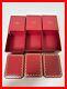 3-piece of Cartier Authentic Ring Empty Box RED Storage Display Case withOuter box