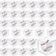 32 Pc Clear Acrylic Baseball Display Cube UV Protected Autograph Holder Stand