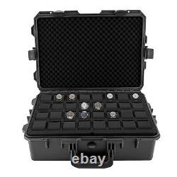 32-Slot Watch Travel Case Watch Storage Box Watch Display Case IP67 Waterproof