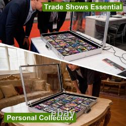 34X22 Aluminum Trading Card Display Case with 2 Password Lock for Exhibition 34X22 Aluminum Trading Card Display Case with 2 Password Lock for Exhibition