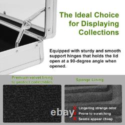 34X22 Aluminum Trading Card Display Case with 2 Password Lock for Exhibition