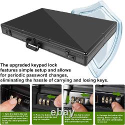 34X22 Aluminum Trading Card Display Case with 2 Password Lock for Exhibition