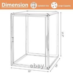 3Pack Extra Large Acrylic Display Case Storage Box 17.7X13X13 3