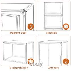 3Pack Extra Large Acrylic Display Case Storage Box 17.7X13X13 3