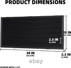 3x Scale Model Train Display Case Rack Wall Cabinet Wall Shelves Compatible