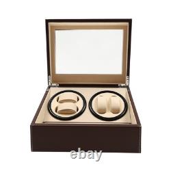4+6 Automatic Watch Winder Watch Display Box Luxury Storage Case Self-winding