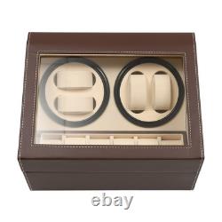 4+6 Automatic Watch Winder Watch Display Box Luxury Storage Case Self-winding