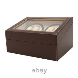 4+6 Automatic Watch Winder Watch Display Box Luxury Storage Case Self-winding