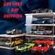 4 Tier 124 Scale Car Model Display Case Scene for Sports NASCAR Lego Collectors