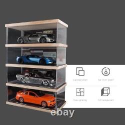 4 Tier 124 Scale Car Model Display Case Scene for Sports NASCAR Lego Collectors