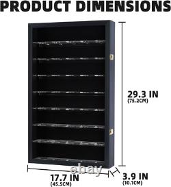 40 Hockey Puck Display Case Cabinet Holder Rack Baseball Display Case Ball Cubes