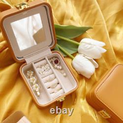 40x Portable Travel Jewelry Box Organizer Storage Display Case Ring Earrings Box