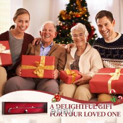 44.5'' Golf Club Display Case Wood Storage Display Cabinet with Hanger Stand Loc