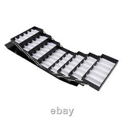 48 Pairs Eyeglasses Sunglasses Storage 48 Slot Case Display Organizer Box Black