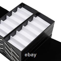 48 Pairs Eyeglasses Sunglasses Storage 48 Slot Case Display Organizer Box Black