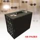 48 Pairs Foldable Multicase Sunglass Eyeglasses Suitcase Display Case PU