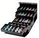 48 Pairs Sunglasses Display Case Foldable Storage Organizer with Password Lock