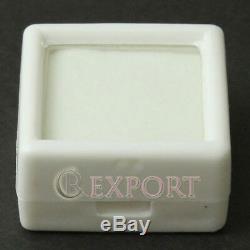 480pcs White Square Storage Cases Glass Top Gemstone Display Boxes