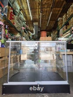 4FT Glass Display Showcase Cabinet Glass Display Case