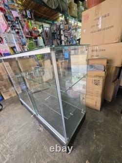 4FT Glass Display Showcase Cabinet Glass Display Case