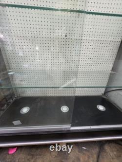 4FT Large Glass Display Showcase Cabinet Display Case with Shelves