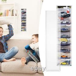 5-100Pack Diecast Display Case Wall Mount For Hot-Wheels Premium Series