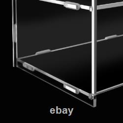 5-Layer Clear Acrylic Display Case Dustproof Toys Showcase Holder Storage Shelf