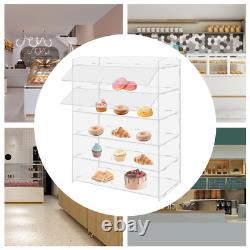 5-Layer Clear Acrylic Display Case Dustproof Toys Showcase Holder Storage Shelf