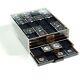 5 Lighthouse Coin Box Stackable Display Drawers for 20 2x2 Square Quadrum Holder